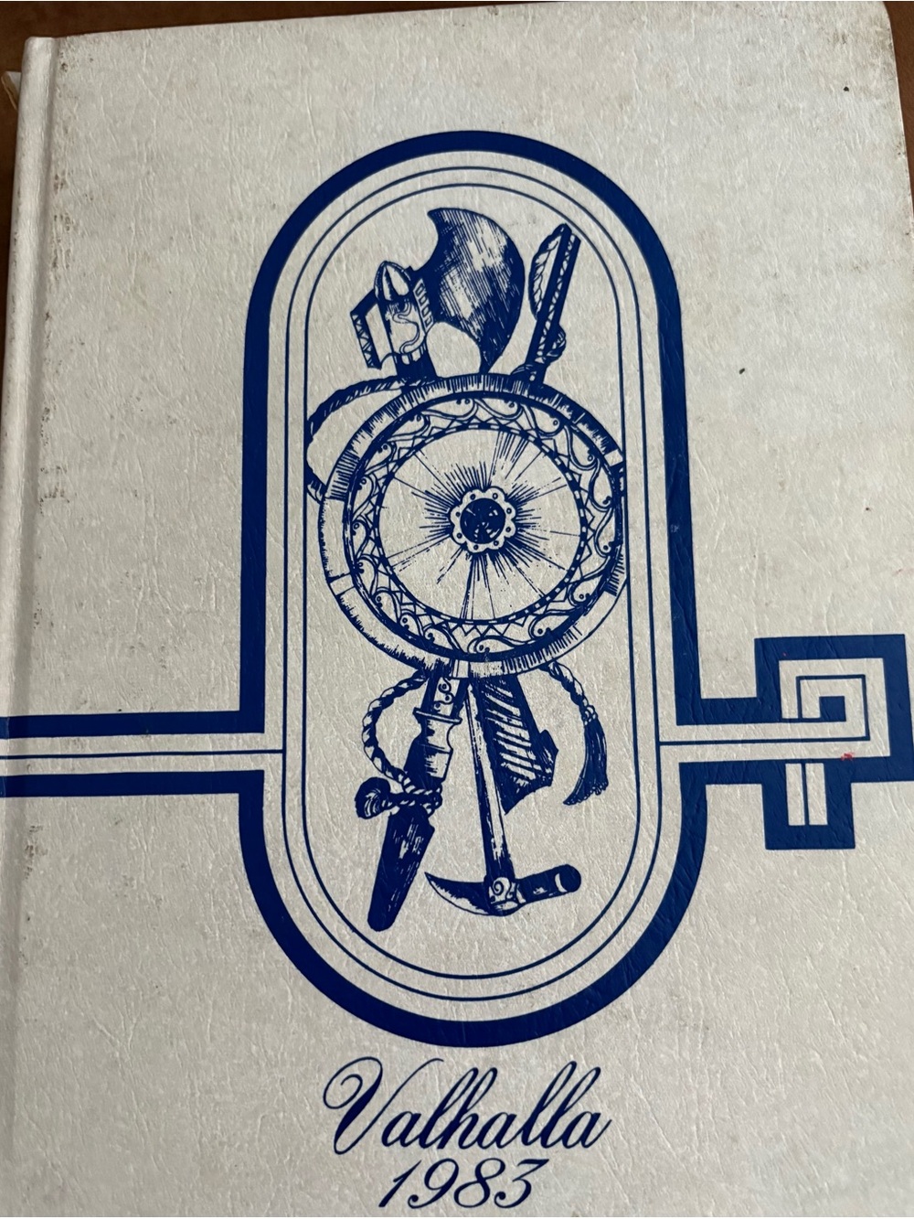 1983 Valhalla Yearbook.  Airline High School in Bossier City, LA